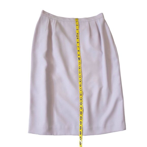 Le Suit Vintage Women’s Pastel Purple Long Sleeve Button Up Skirt Suit Size 12 - Picture 8 of 15